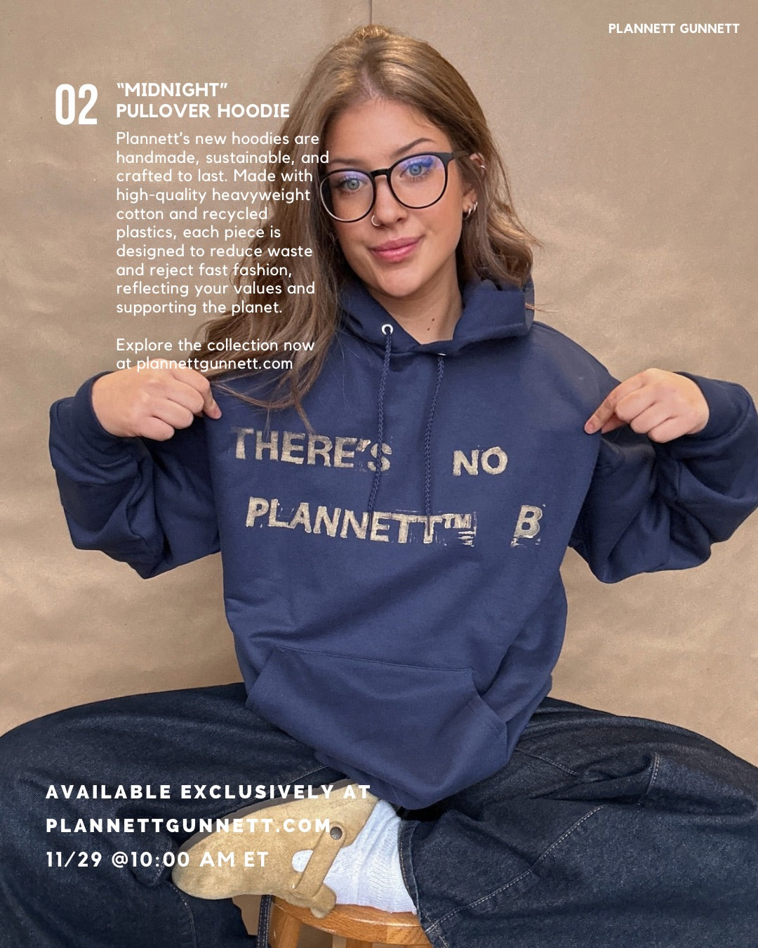 02 "MIDNIGHT" PULLOVER HOODIE